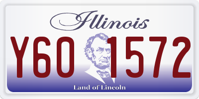 IL license plate Y601572