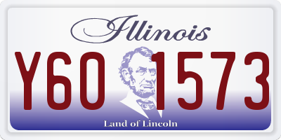 IL license plate Y601573