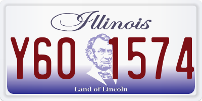 IL license plate Y601574