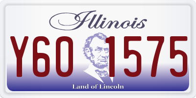 IL license plate Y601575