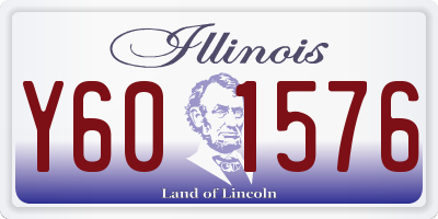 IL license plate Y601576