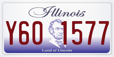 IL license plate Y601577
