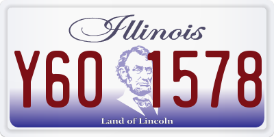 IL license plate Y601578
