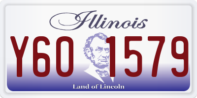 IL license plate Y601579