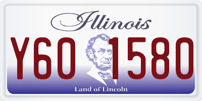 IL license plate Y601580