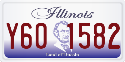 IL license plate Y601582