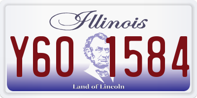 IL license plate Y601584