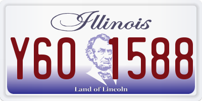 IL license plate Y601588