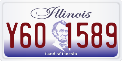 IL license plate Y601589