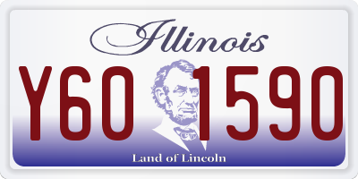 IL license plate Y601590