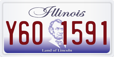 IL license plate Y601591