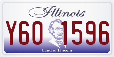 IL license plate Y601596