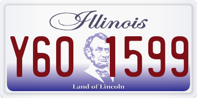 IL license plate Y601599
