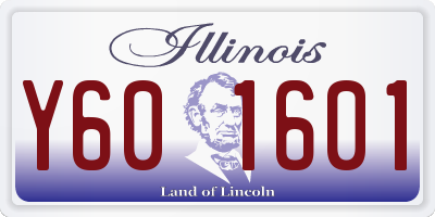 IL license plate Y601601