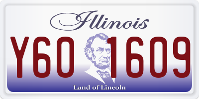 IL license plate Y601609