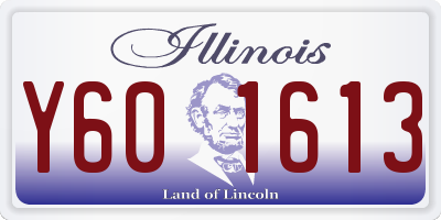 IL license plate Y601613