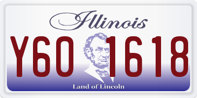 IL license plate Y601618