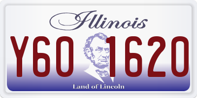 IL license plate Y601620