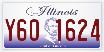 IL license plate Y601624