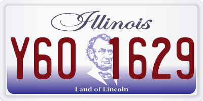 IL license plate Y601629