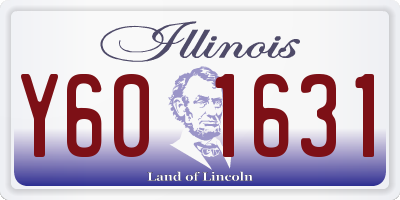 IL license plate Y601631