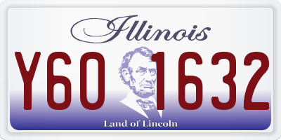 IL license plate Y601632