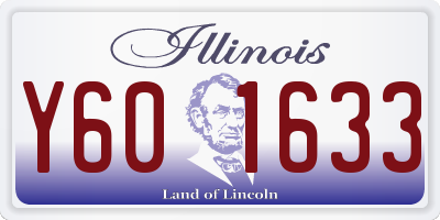 IL license plate Y601633