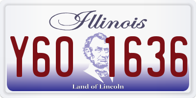 IL license plate Y601636