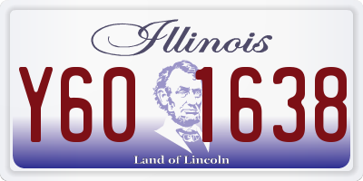 IL license plate Y601638