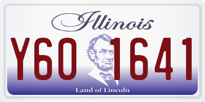 IL license plate Y601641