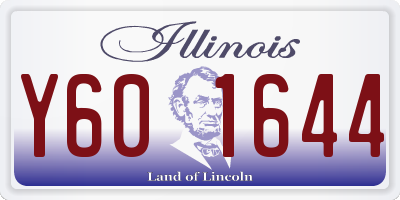 IL license plate Y601644