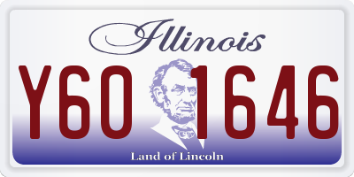 IL license plate Y601646