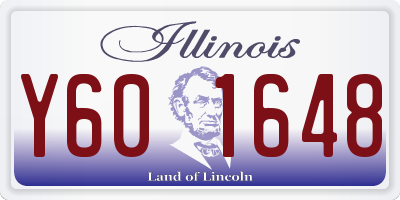 IL license plate Y601648