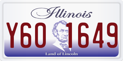 IL license plate Y601649