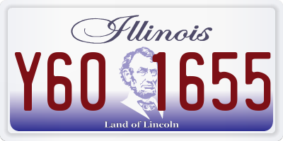IL license plate Y601655