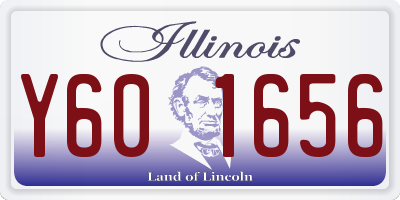 IL license plate Y601656