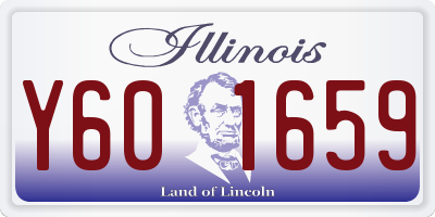 IL license plate Y601659