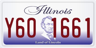 IL license plate Y601661