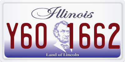 IL license plate Y601662
