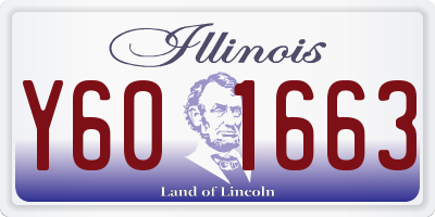 IL license plate Y601663