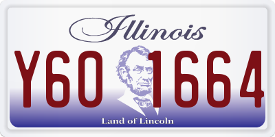 IL license plate Y601664