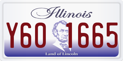 IL license plate Y601665