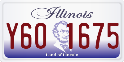 IL license plate Y601675