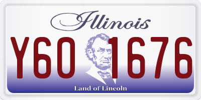 IL license plate Y601676