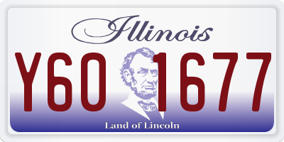 IL license plate Y601677