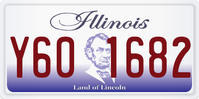 IL license plate Y601682