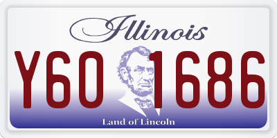 IL license plate Y601686