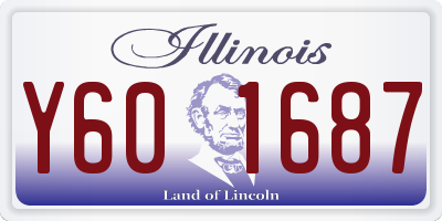 IL license plate Y601687