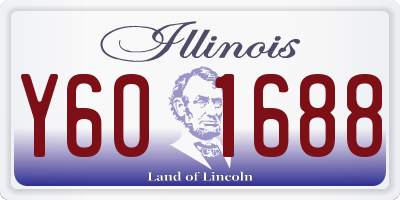 IL license plate Y601688