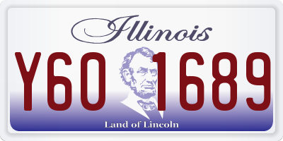IL license plate Y601689